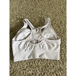 90 Degree Women's‎ Light Gray Front Zip Sports Bra Size Medium thumbnail 9