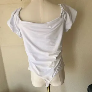 Free People Intimately FP Bodysuit In White, NWT, see measurements for size. thumbnail 3