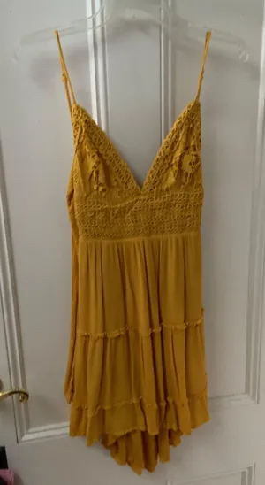 Hazel Boutique Yellow Dress thumbnail 2
