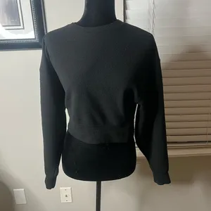 As Revival‎ Black cropped sweatshirt XS thumbnail 7