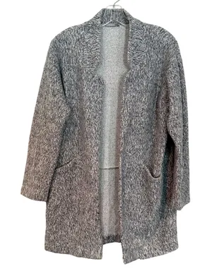 Zara Collection Cardigan Jacket Womens Small Gray Career Preppy Classic Y2K Cozy thumbnail 1