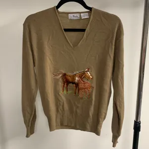 Vintage Le Moda Horsin Around Embroidered Horse Sweater Size XL thumbnail 1