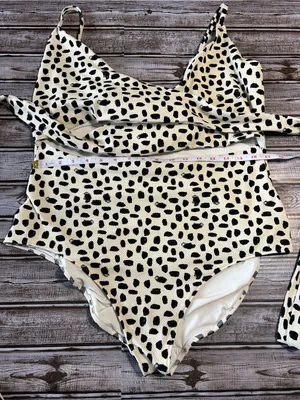Aerie Pique Wrap One Piece Swimsuit Beach Size XXL Tall thumbnail 3