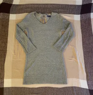 American Eagle Grey Sweater Dress thumbnail 3