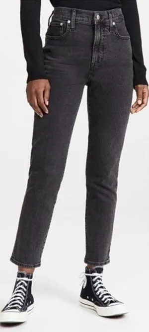 Madewell The Perfect Vintage Jean Dark Gray / Faded Black Size 26 thumbnail 1
