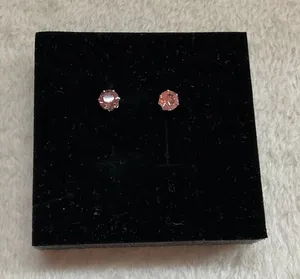 Rhinestone Pink Earring thumbnail 1