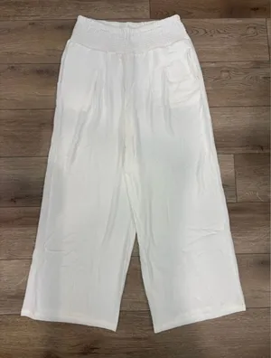 Tasamo White Flare Pants Size XL thumbnail 1