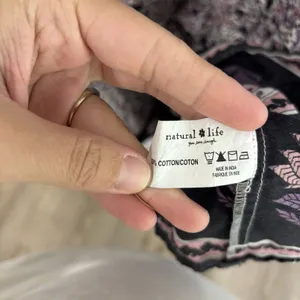 Natural Life Dress Size Medium Maxi Spaghetti Strap Lightweight Purple Floral thumbnail 7