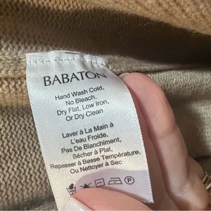 Aritzia Babaton Cashmere/ Wool Cape Cardigan Oversize XXS/XS/S Tan thumbnail 5