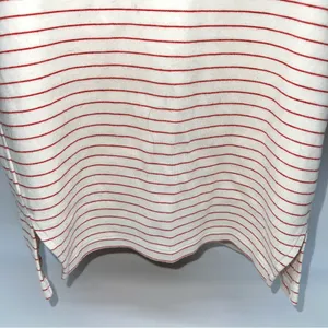 Lacoste Cream and Red Striped Top thumbnail 5