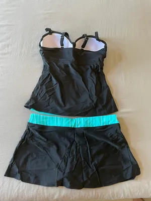 Womens Tank And Skirt Swim Set thumbnail 2