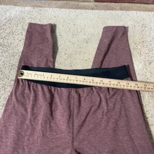 REI Co-op Base Layer Thermal Leggings Womens Medium Maroon Hiking Tights Base thumbnail 2