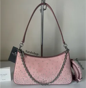 Kate Spade Margot Studded Suede Shoulder Bag thumbnail 1