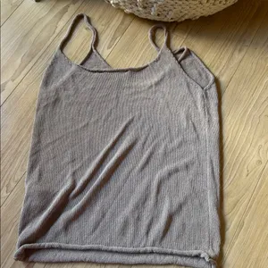 Zara Tan Camisole Top thumbnail 3