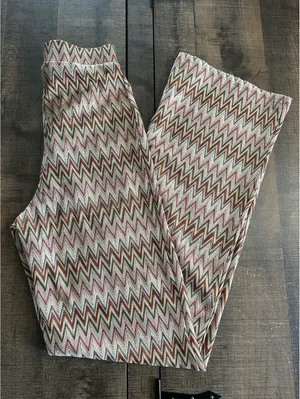 Josauim Zigzag Patterned Knit Pants XS thumbnail 1