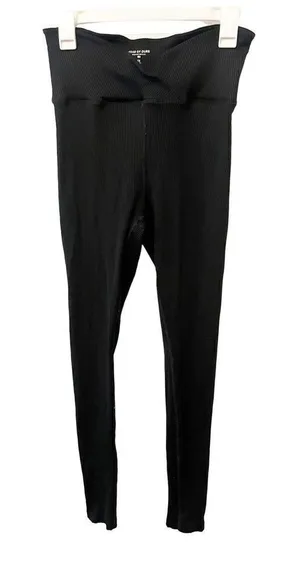 Year Of Ours Black Veronica Ribbed Athletic Leggings‎ thumbnail 1