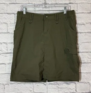 Duluth Trading Co Olive Green Women’s Cargo Skirt with Built in Shorts, 6 thumbnail 1