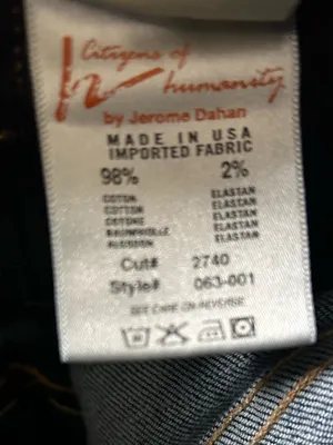 Citizens of Humanity Women's Mid-Rise Straight Capris Faded Blue SZ 28 Waist thumbnail 11