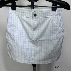 Hollister Women’s Small Ultra High-Rise Blue Plaid Cotton Shorts Preppy thumbnail 1