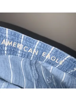 American Eagle Outfitters High-Waisted Striped Wide-Leg Crop Pants - Size 6 thumbnail 5