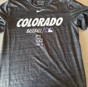 colorado baseball short sleeve nike drifit shirt thumbnail 1