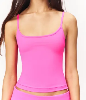 Danielle Guizio Neon Pink Tank Top thumbnail 6