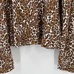 Lilly‎ Pulitzer Chocolate My Favorite Spot Jansen V-Neck Sweatshirt Size Large thumbnail 5