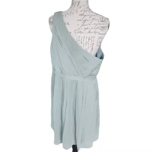 J. Crew NWT Kylie Silk Chiffon Dress in Dusty Shale Women's size‎ 16 thumbnail 6