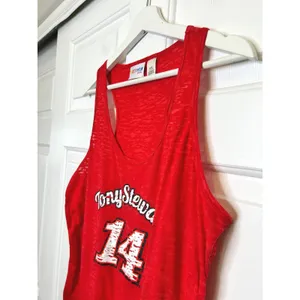 NASCAR Tony Stewart 14 Tank Top XL Red Racerback thumbnail 2