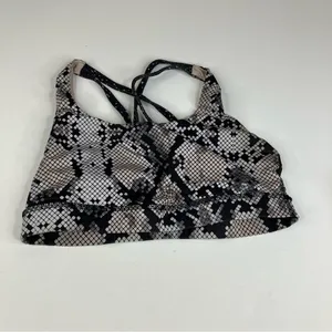 Lululemon Energy Bra Ziggy‎ Snake Butter Pink Black thumbnail 5