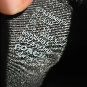 Coach‎ Canvas Pattern Sneakers size 6.5B B29 thumbnail 8