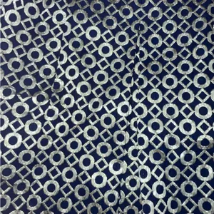 Ralph Lauren Dress Navy Blue Gold Metallic Geometric Gold Evening Cocktail 10 thumbnail 3