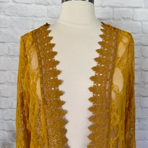 Polly & Esther Golden Lace Kimono thumbnail 2