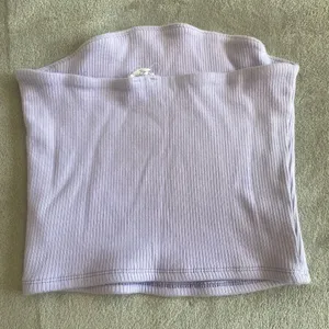 Garage Tube Top Purple Ribbed thumbnail 2
