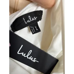 NWT Lulus Confident Allure White Ruched Lace-Up Bodycon Mini Dress Party Size XS thumbnail 8