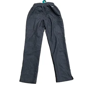 FIGS Unisex Cargo Scrub Pants XS Gray Elastic Waist Drawstring Workwear thumbnail 3