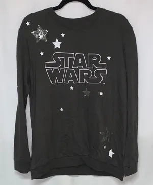 Star Wars Dark Gray Sweatshirt with Star Accents thumbnail 1