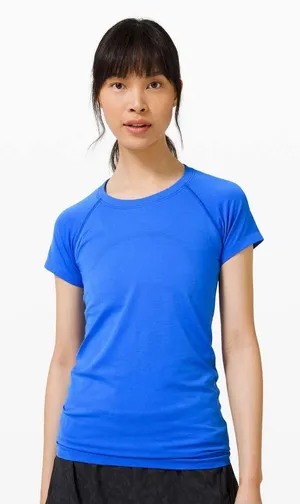 Lululemon Swiftly Tech Short Sleeve tee 2.0 Wild Bluebell cerulean workout top thumbnail 1