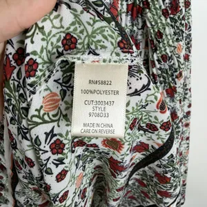 Max Studio Floral Bell Sleeve Pleated Peasant Blouse Large Multicolor Boho Comfy thumbnail 6