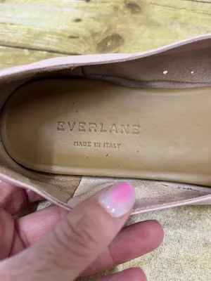 Everlane “The Day Glove” Blush Pink Leather Slip-On Ballet Flats size 6 thumbnail 2