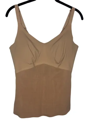 Honeylove Liftwear Shapewear Tank Top Cami Size Large Sand Built-In Wireless Bra thumbnail 1