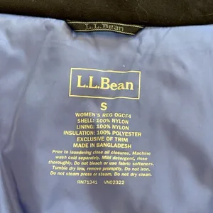 L.L. Bean Women’s Rugged Ridge Parka Blue Waterproof Hooded Jacket Size Small thumbnail 13