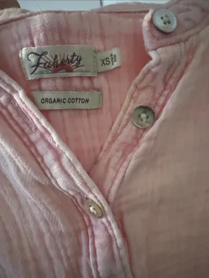 Faherty organic cotton dream gauze blouse thumbnail 4