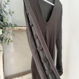 Runaway The Label olive green bodycon mini dress long sleeve cutout details XS/S thumbnail 3
