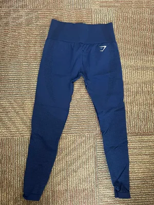 Gymshark Seamless Leggings Navy Blue thumbnail 1