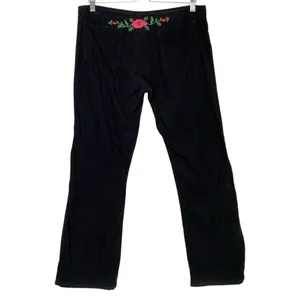 Vintage The Nepali bazaar Y2K Embroidered Corduroy Pants Size Large thumbnail 2