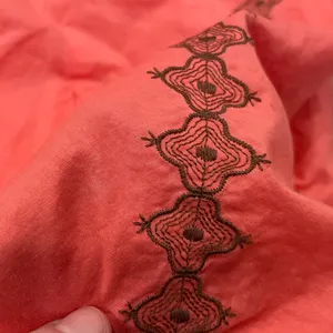 BCBG MAXAZRIA Pink Brown Embroidered Dress XS AS IS thumbnail 4