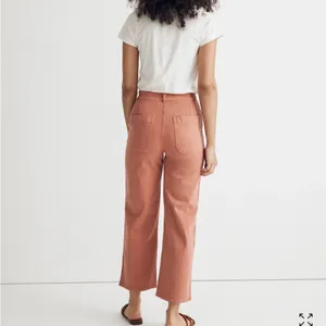 MADEWELL Emmett 2.0 Wide-Leg‎ Crop Pants in Dried Rose size 25 thumbnail 4