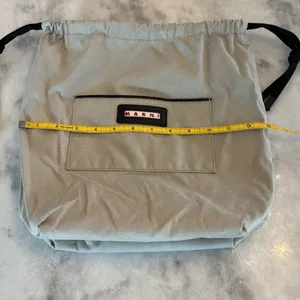 MARNI Drawstring Bag Tan thumbnail 8
