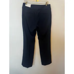 NWT Ann Taylor Factory 8 Navy Blue Dress Pants Flat Front Trousers Stretch Work thumbnail 6